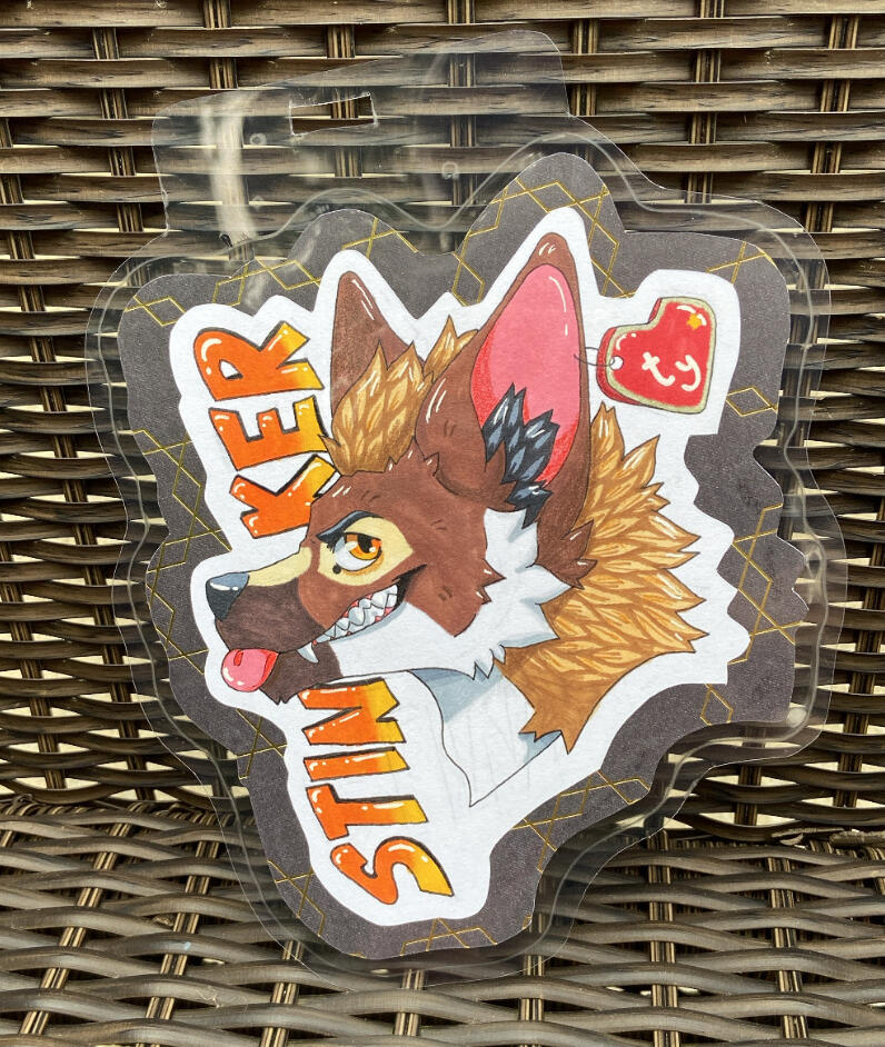 Headshot badge